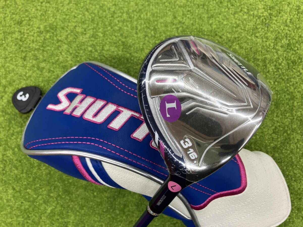 マルマン maruman レディースフェアウェイ SHUTTLE 2022 3番 16度 IMPACT FIT MITSUBISHI CHEMICAL フレックスL ヘッドカバー付き