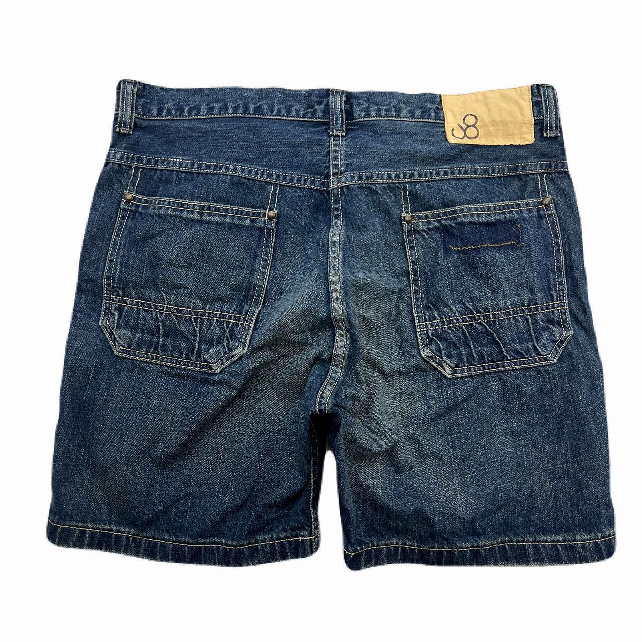 ジョンブル デニム ショートパンツ メンズ M W30〜31 色落ち ボタン 