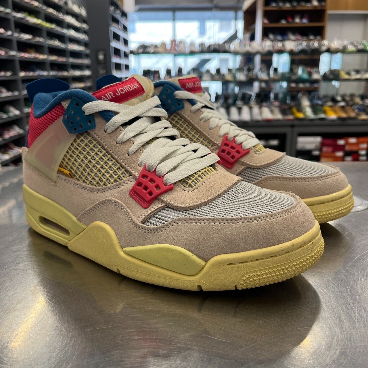 【US9】 AIR JORDAN 4 RETRO SP UNION DC9533-800 【中古】 箱有