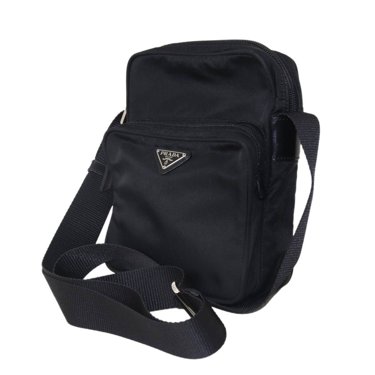 PRADA/プラダ ナイロン ショルダーバッグ 斜めがけ ブラック ES B