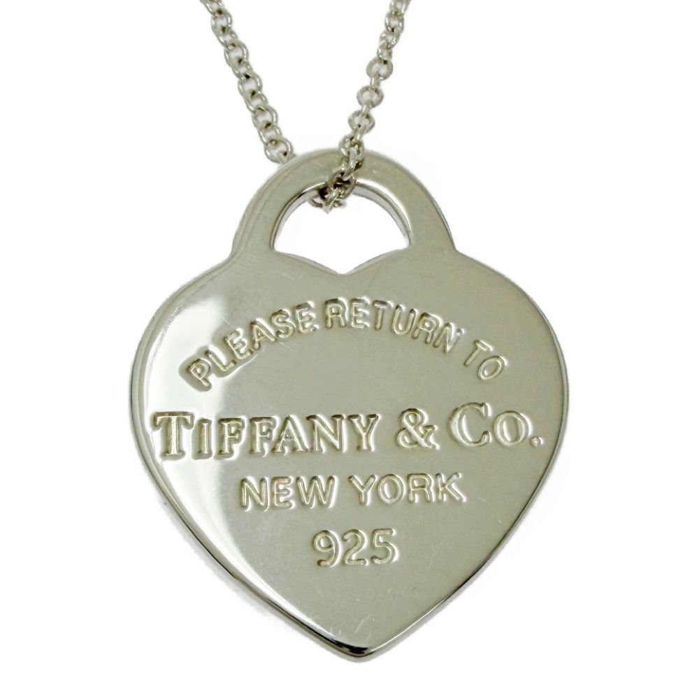 【中古】【箱付き】 TIFFANY&Co. ティファニー シルバー リターントゥ ハートタグ ネックレス 3.4g 925刻印 576299 ネックレス