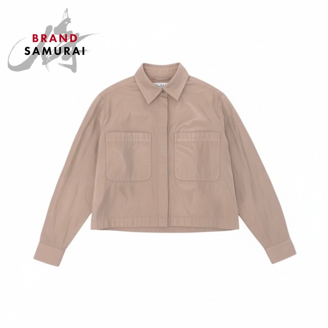 美品 MAX MARA マックスマーラ 2024年 クロップドジャケット 長袖シャツ ポリエステル その他アウター レディース A3-00046【中古】