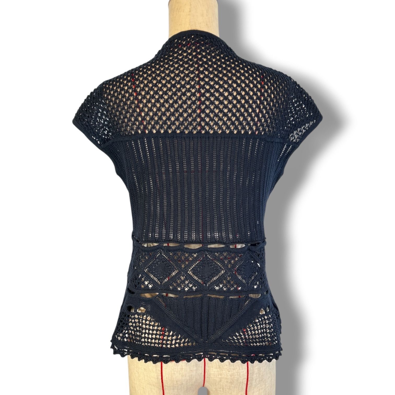 mame kurogouchi レースノースリーブ 新品 タグ付 未使用 Mame Kurogouchi マメクロゴウチ コットンレース