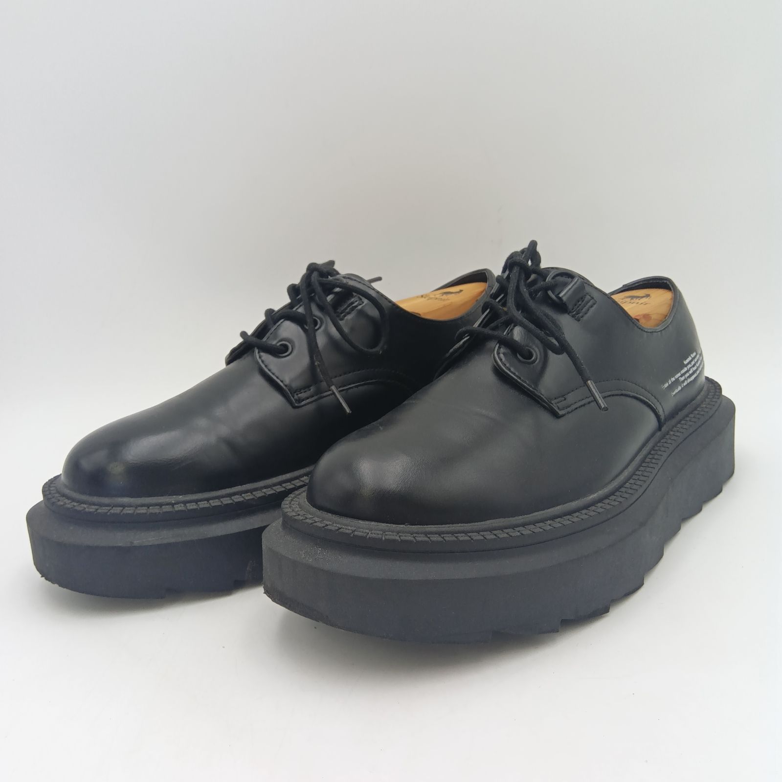 GU × UNDERCOVER チャンキーソールプレーントゥシューズ メンズ 25cm 