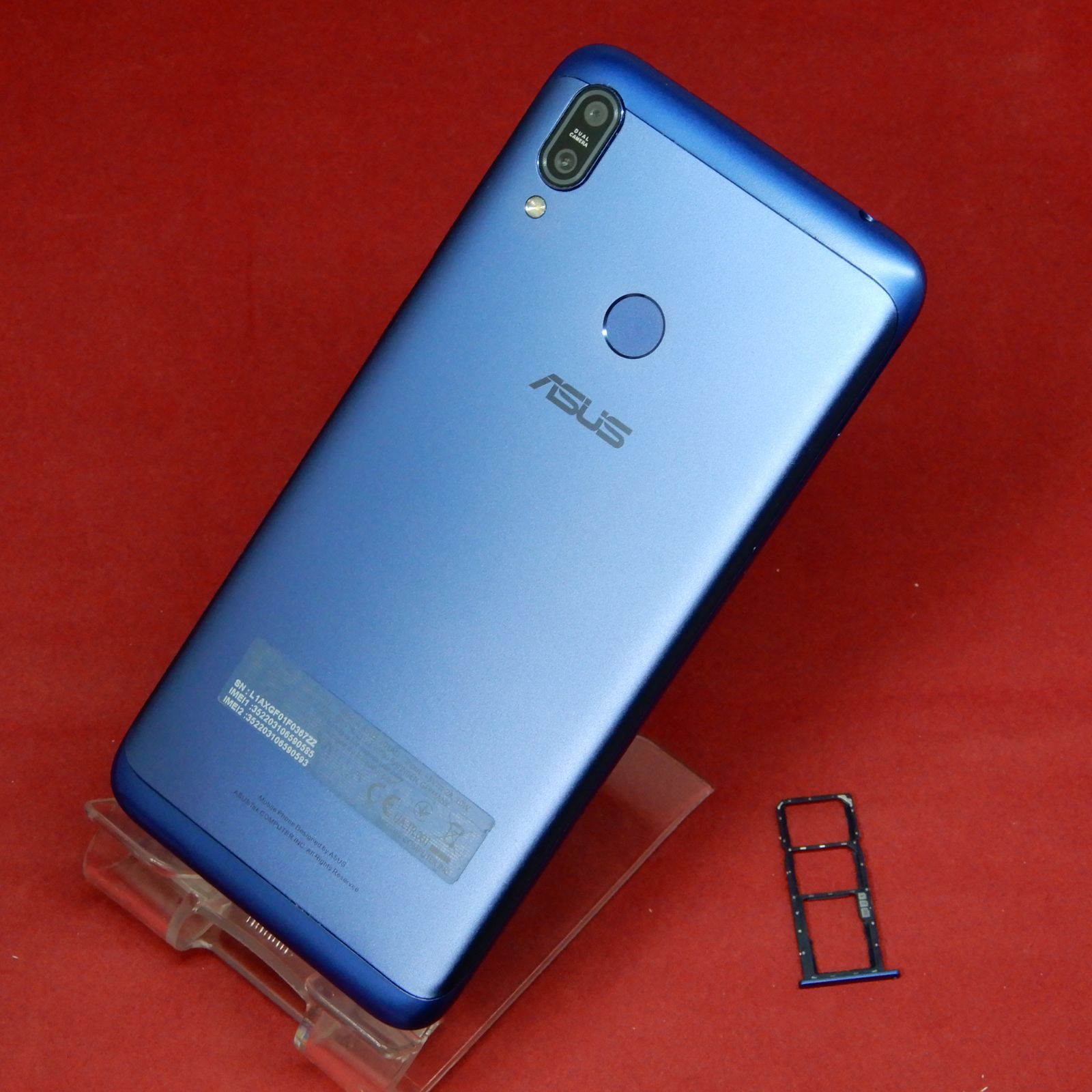 ASUS ZenFone Max M2 ZB633KL 64GB SIMフリー スペースブルー 中古