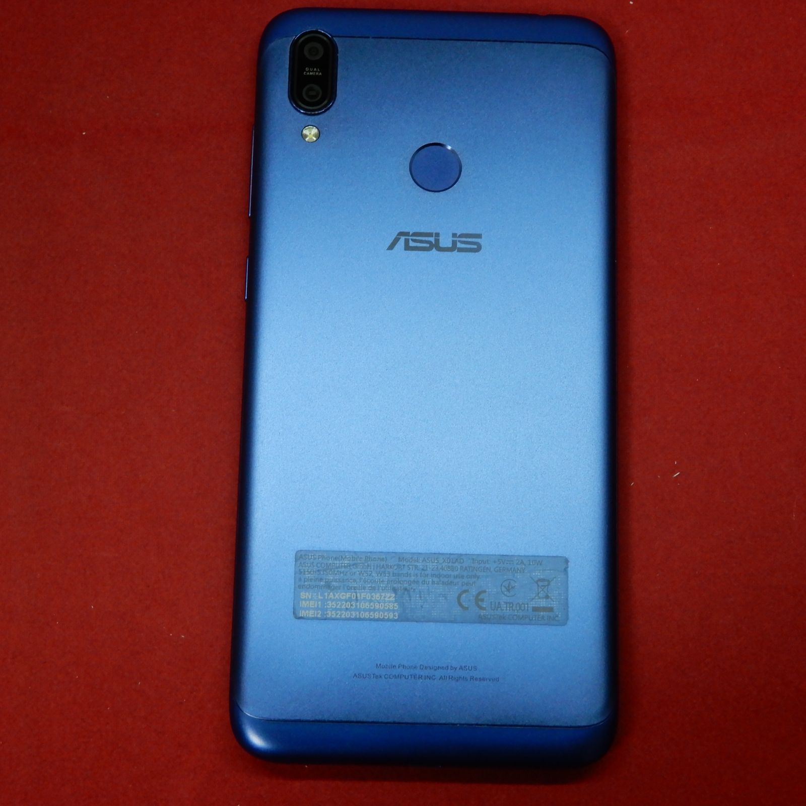 ASUS ZenFone Max M2 ZB633KL 64GB SIMフリー スペースブルー 中古