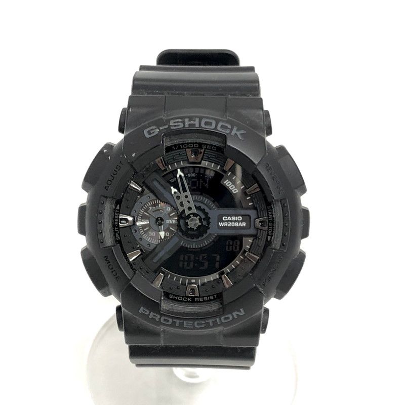 【中古品】 CASIO G-SHOCK ジーショック 110 SERIES ANALOG-DIGITAL WATCH GA-110-1BJF 腕時計 アクセサリー 【196-260525-rs-01-fur】