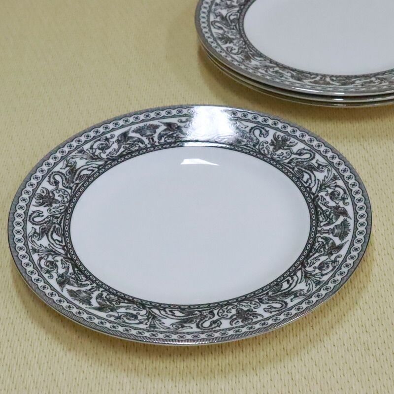 中古 ディナープレート 4枚セット WEDGWOOD ウェッジウッド フロン