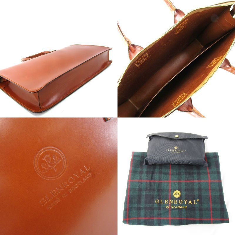 美品 GLENROYAL グレンロイヤル LIGHT WEIGHT BRIEF CASE 1226518