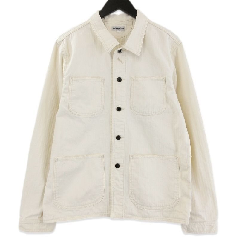 JAPAN BLUE JEANS ジャパンブルージーンズ カバーオール J70443J01 コットン 日本製 ホワイト 白 L 71015771