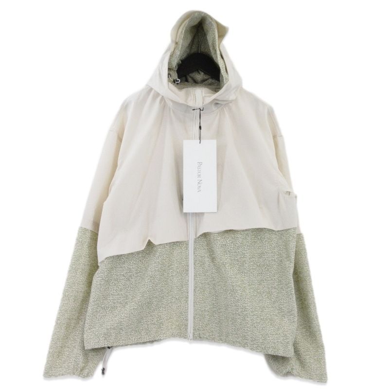 未使用 PASTOR NOVA パストルノヴァ DUAL LAYER HOODED JACKET J1002-MC デュアルレイヤーフーデッドジャケット ホワイト 白 2 99000940