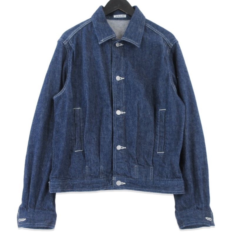 AURALEE オーラリー デニムジャケット A22SB01SD SELVEDGE LIGHT DENIM BLOUSON インディゴ 3 99000958
