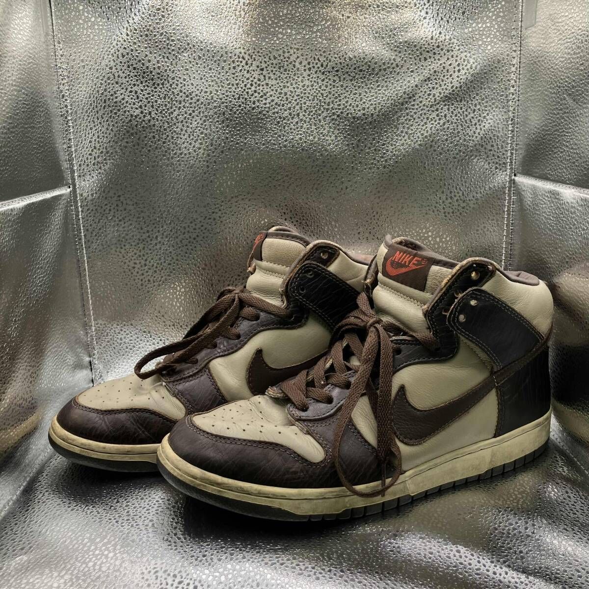 NIKE スニーカー Dunk High PRM Baroque Brown サイズ28 ブラウン系 ナイキ