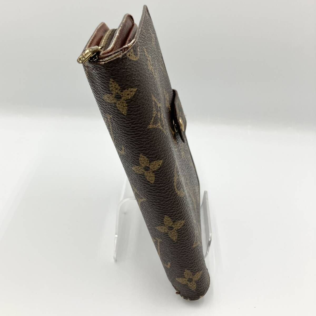 大人気】LOUIS VUITTON ルイヴィトン モノグラム ポルトパピエ ジップ