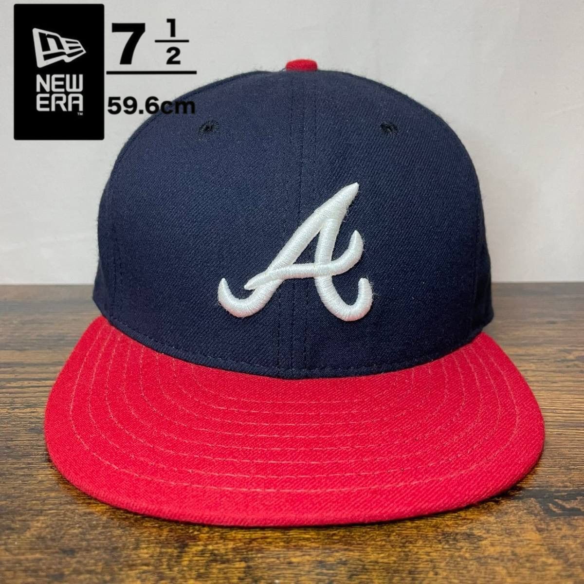D68 ニューエラ 59fifty ブレーブス MLB usa製 ヴィンテージ