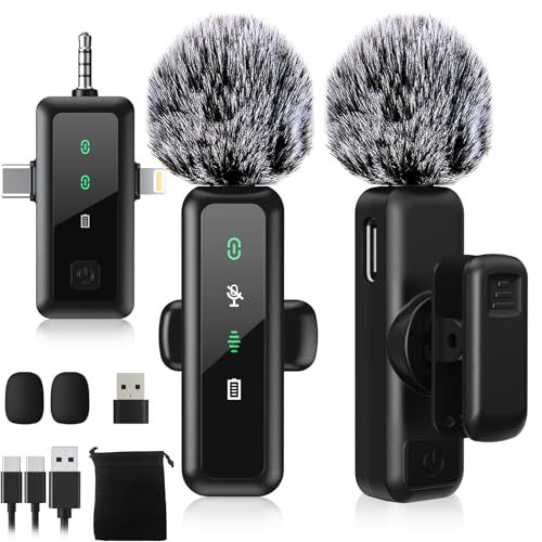 【2025新型ピンマイク】BILIWAL ピンマイク ワイヤレス iPhone iPad Android PC カメラ対応 瞬時接続 音画同期 5X LED指示灯搭載 ノイズ軽減 9時間連続使用 360°集音 360°回転可 クリップ式 超ミ 2b93a3d0