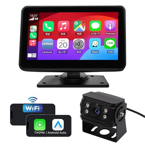 OBEST カーナビ オーディオ一体型ナビ 7インチオンダッシュモニター 7インチIPSタッチスクリーン ワイヤレスCarplay/AndroidAuto対応 AirPlay &Android Cast 車載モニター carplay WiFi e2654a27