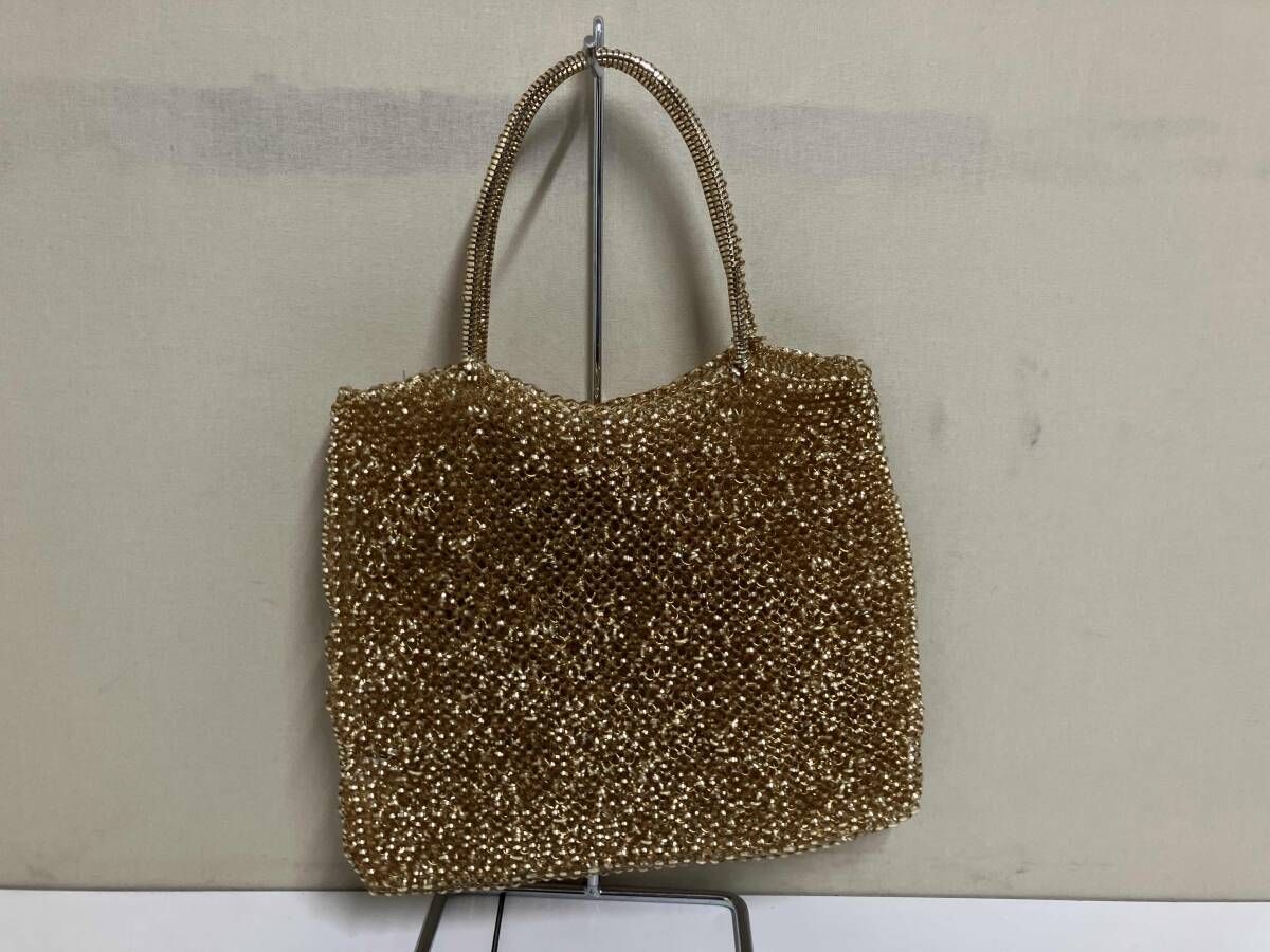 ANTEPRIMA アンテプリマ ワイヤーバッグ GOLD ゴールド ビジュー 花 華