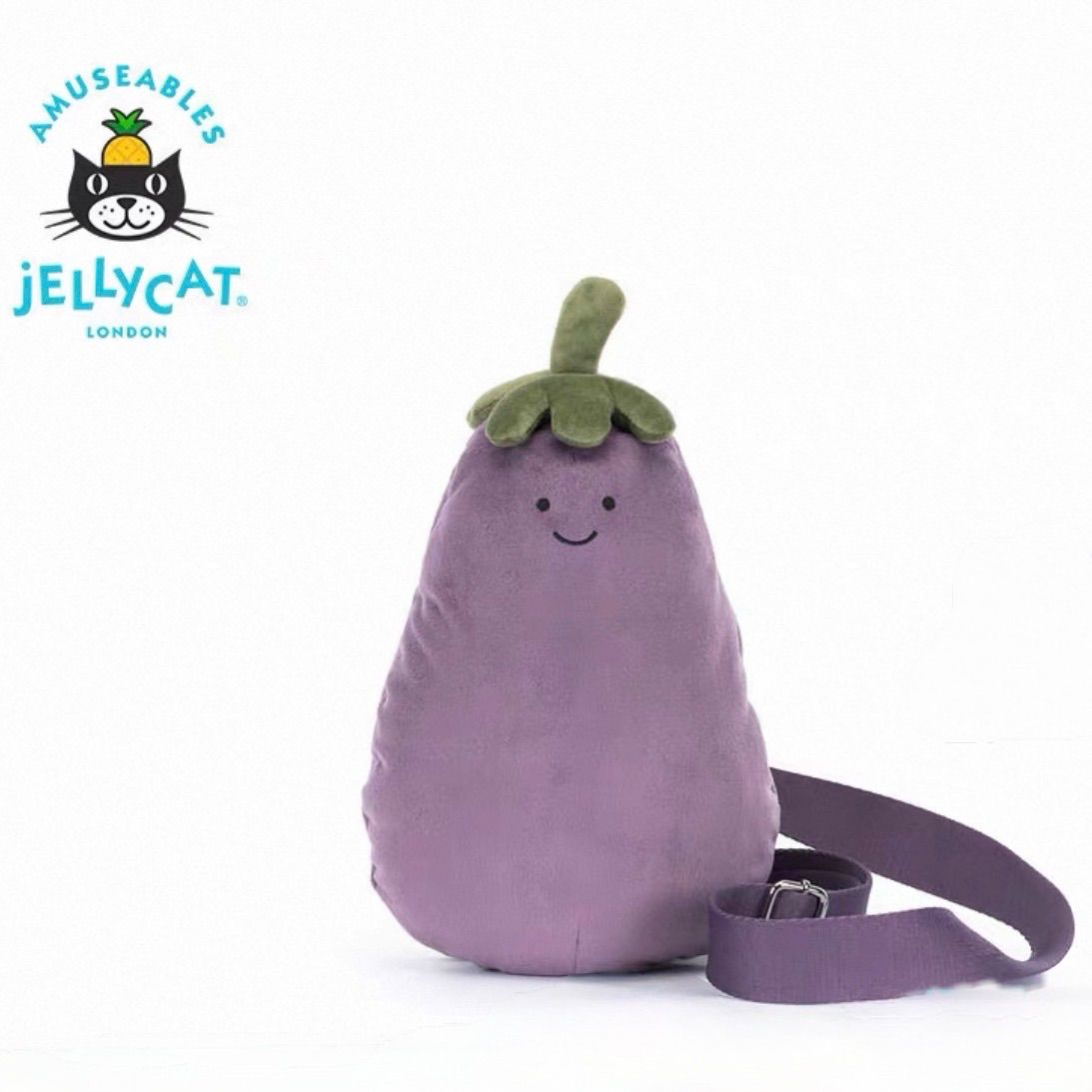 ジェリーキャット jellycat ナスバッグ なす バッグバッグぬいぐるみ