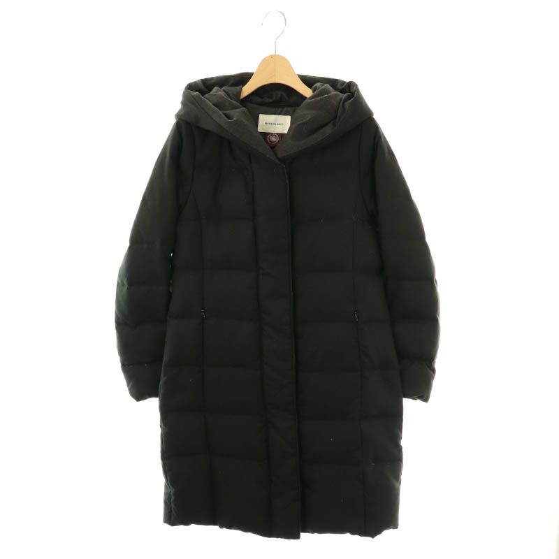 メイソングレイ MAYSON GREY ウール調2WAY衿ダウンコート ジップアップ 
