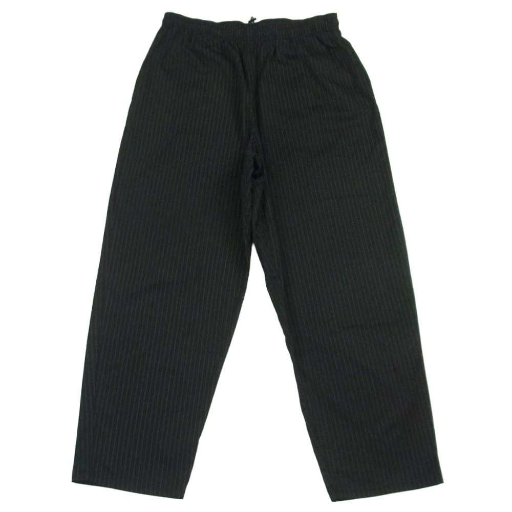 FreshService フレッシュサービス 25AW FSC254-40018B CORPORATE EASY PANTS ストライプ コットン イージー パンツ ブラック系 ホワイト系 L【中古】