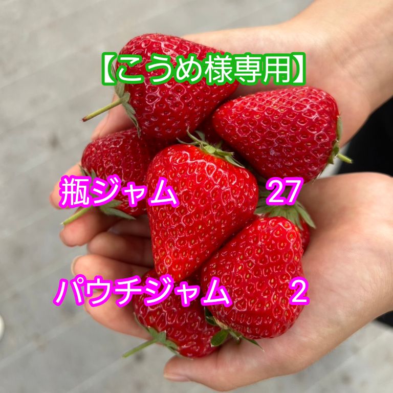 【こうめ様専用】いちごが大好きな人のためのいちごジャム&パウチジャム