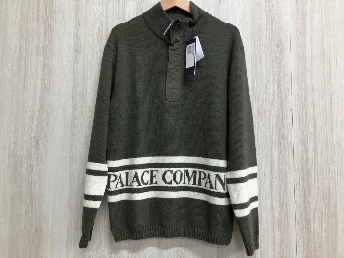 C.P.COMPANY シーピーカンパニー ニット PALACE 16CSKN014A 110066J Mサイズ カーキ