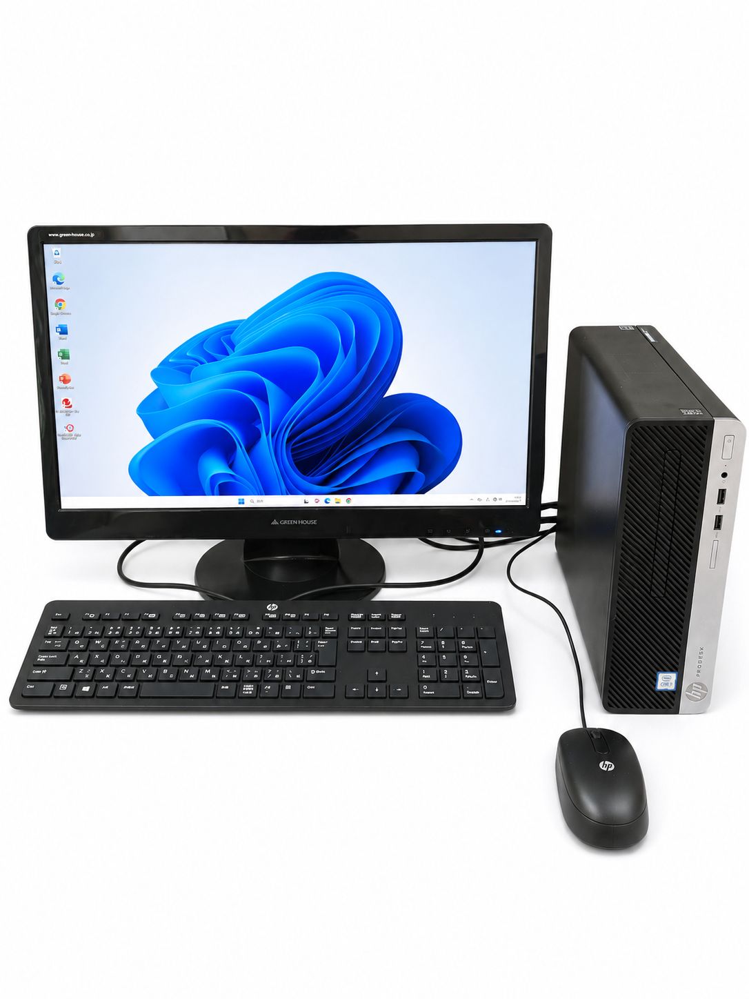 すぐ使えるフルセット】HP 省スペースPC 21.5インチ液晶モニター付 第8