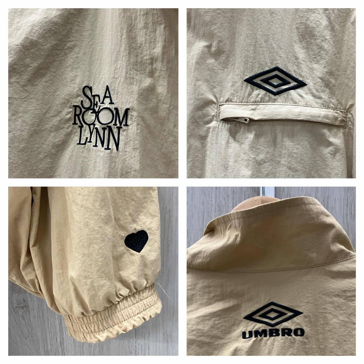 ☆ Sea Room lynn × UMBRO セットアップ ナイロントラックジャケット
