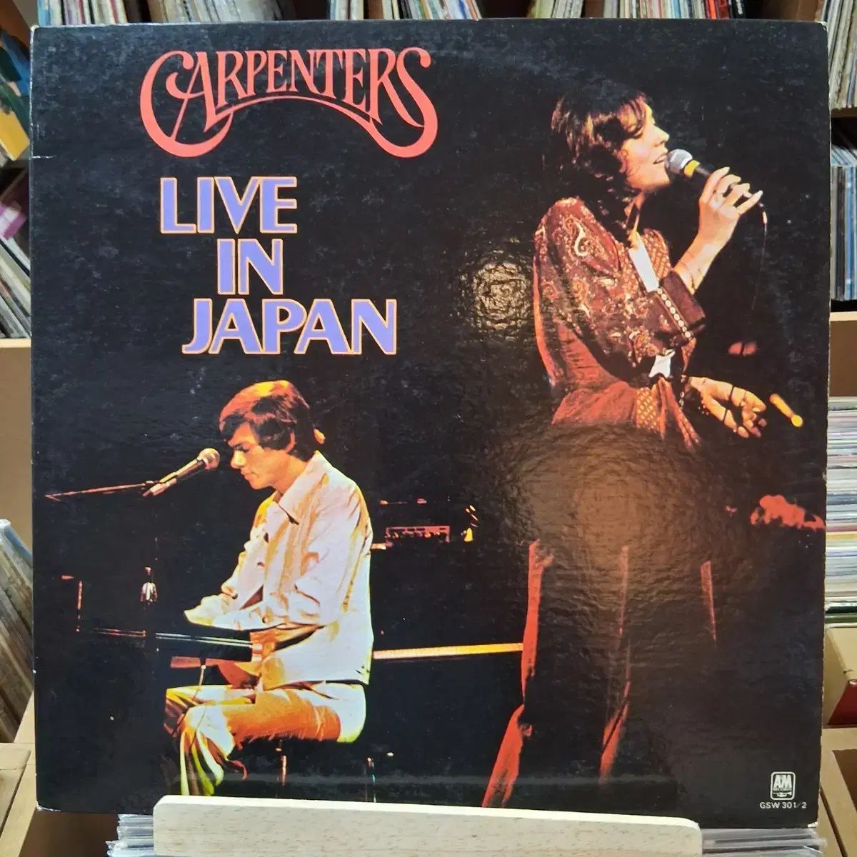レア 収集価値 カーペンターズ Live In Japan ダブル LP