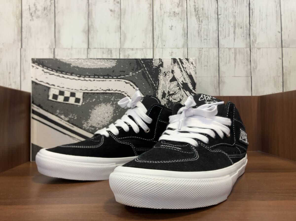 VANS vans バンズ Skate Half Cab ハーフキャブ Black White VN0A5FCDY28