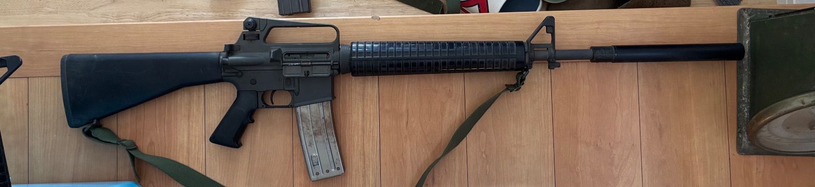 【当時物】コルト M16A1 / A2等 トイガン 3挺セット 絶版 レトロ玩具 ジャンク