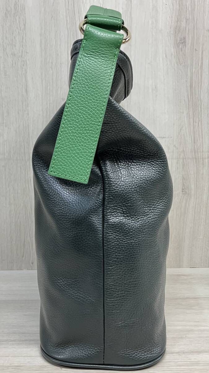 HINC NUNC HINC NUNC ONE HANDLE SHOULDER LEATHER TOTE BAG 本革