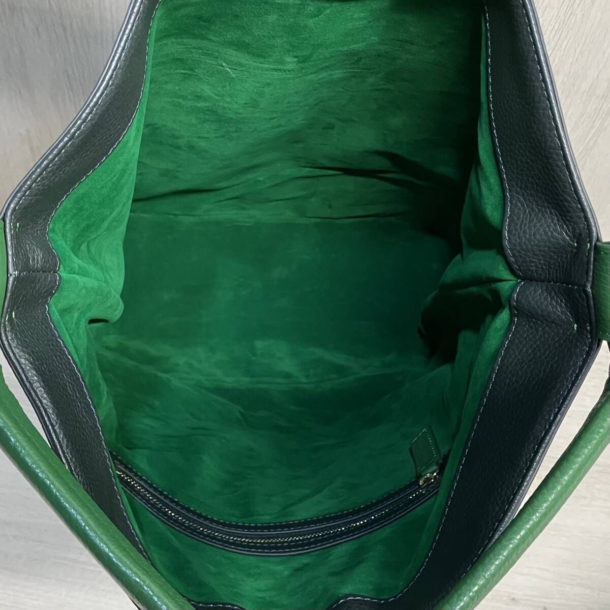 HINC NUNC HINC NUNC ONE HANDLE SHOULDER LEATHER TOTE BAG 本革
