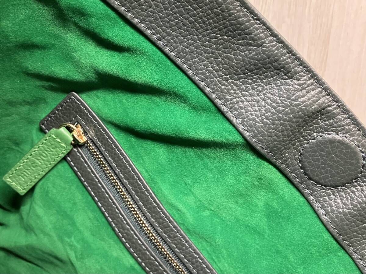 HINC NUNC HINC NUNC ONE HANDLE SHOULDER LEATHER TOTE BAG 本革