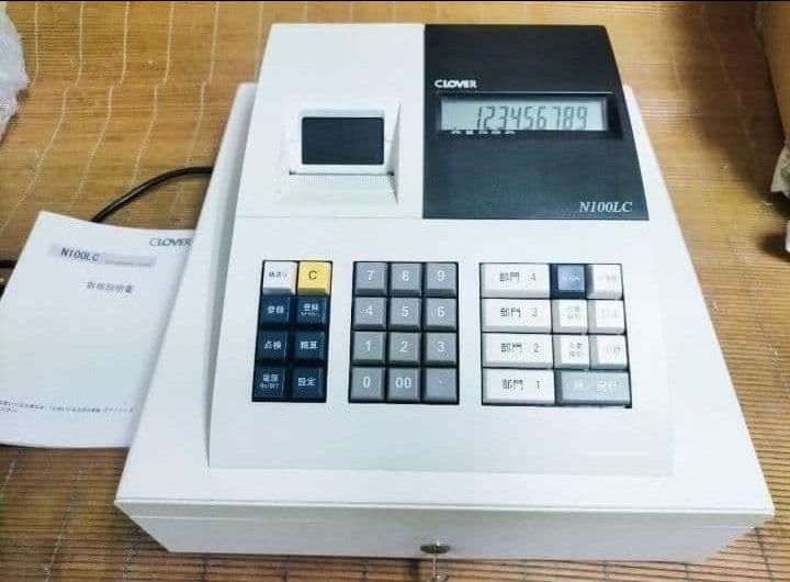 CLOVER N100LC レジスター 楽天市場】大人気！究極のレジスター！「CLOVER N100LC」小型 4部門