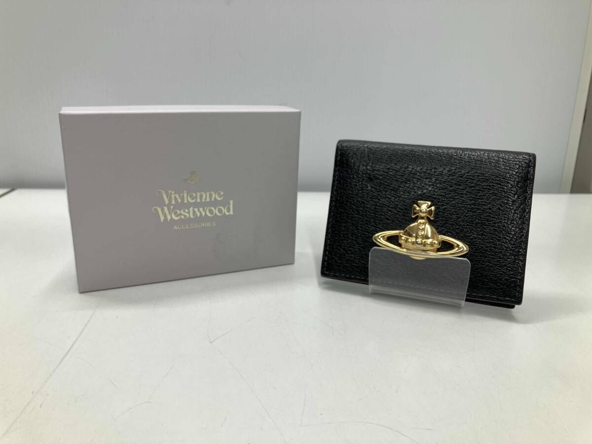 Vivienne Westwood ヴィヴィアン・ウエストウッド カードケース 18-58-999740-41 オーブロゴ ブラック