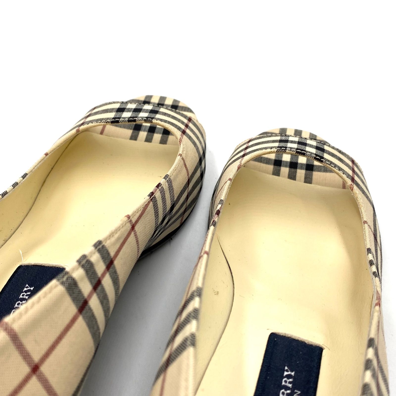 BURBERRY バーバリー ノバチェック ハイヒール パンプス ミュール