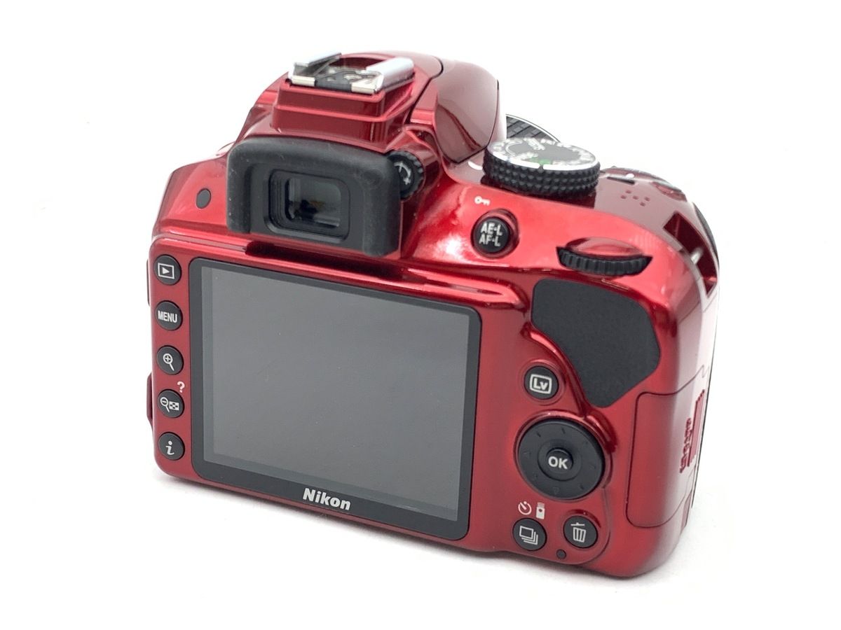 【中古】 【良品】 ニコン D3300 18-55 VR II レンズキット レッド