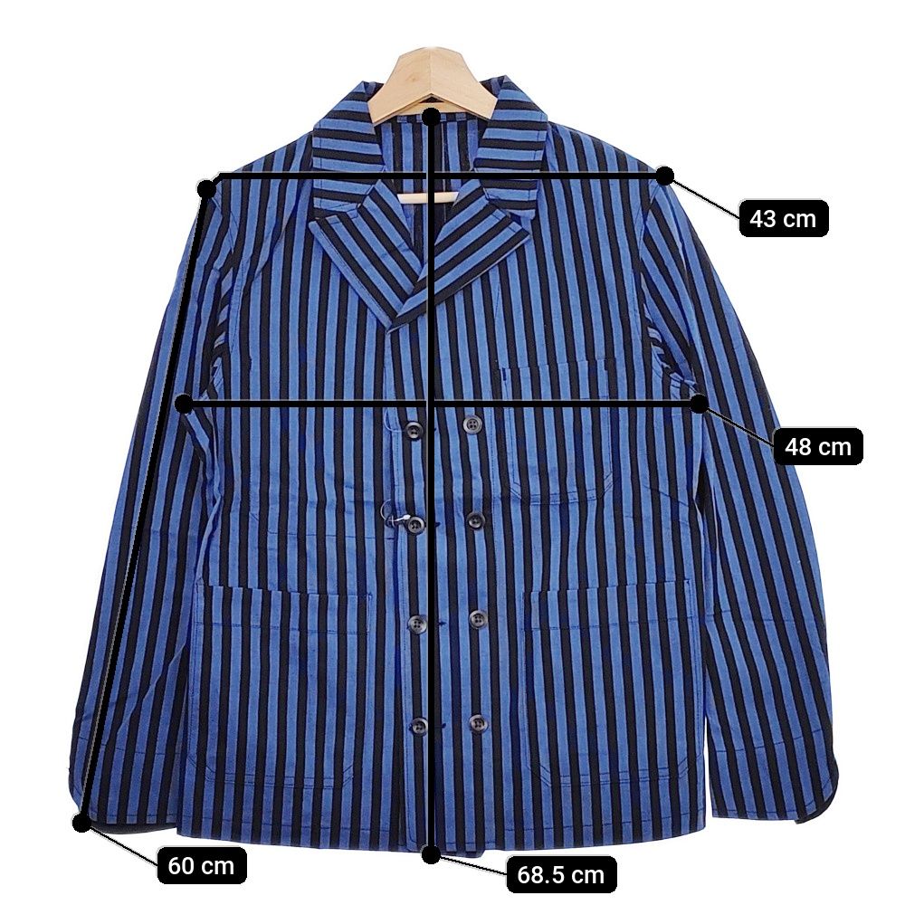 Scye 新品 Border Jacket 1121-41056 サイズ36 定価50600円 ストライプ 