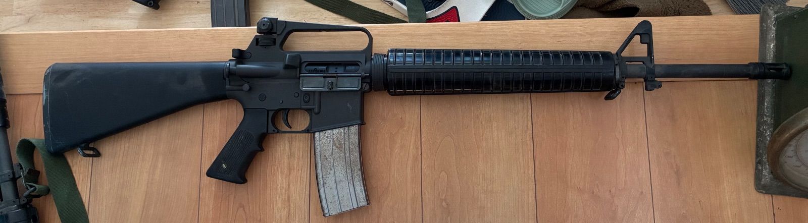 【当時物】コルト M16A1 / A2等 トイガン 3挺セット 絶版 レトロ玩具 ジャンク