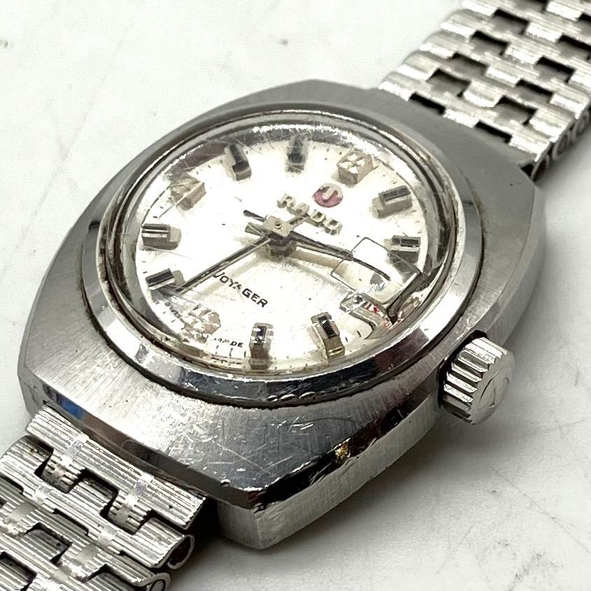 n*n様 RADO VOYAGER 自動巻き 腕時計 TB536【訳あり】RADO 腕時計 VOYAGER スイス製 自動巻き - メルカリ