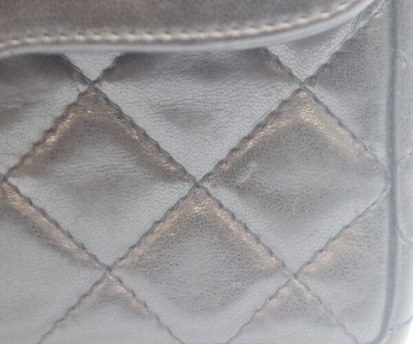 CHANEL シャネル 黒ラム ダブルフラップ パリ限定 ミニマトラッセ22