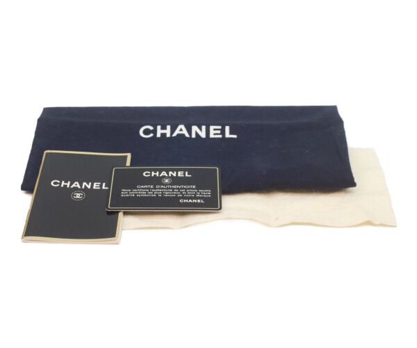 CHANEL シャネル A01113 黒ラム ゴールド金具 Wフラップ マトラッセ23