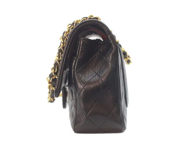 CHANEL シャネル 1番 A01112 黒ラム ゴールド金具 Wフラップ マトラッセ25 CHANEL シャネル 1番 A01112 黒ラム ゴールド金具 Wフラップ マトラッセ25