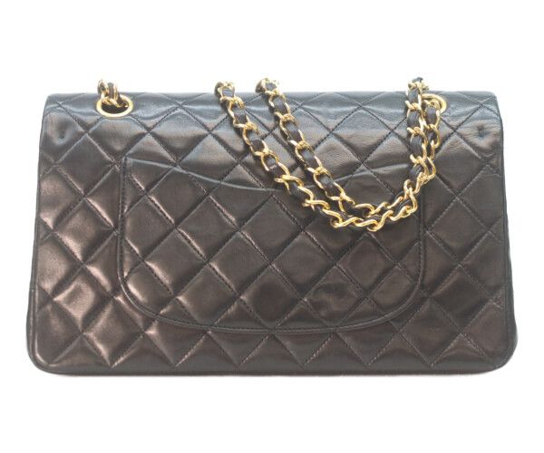 CHANEL シャネル 1番 A01112 黒ラム ゴールド金具 Wフラップ マトラッセ25 CHANEL シャネル 1番 A01112 黒ラム ゴールド金具 Wフラップ マトラッセ25