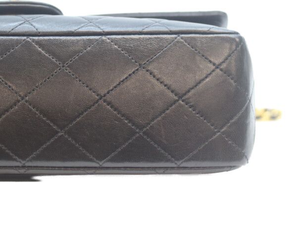 CHANEL シャネル 1番 A01112 黒ラム ゴールド金具 Wフラップ マトラッセ25 CHANEL シャネル 1番 A01112 黒ラム ゴールド金具 Wフラップ マトラッセ25