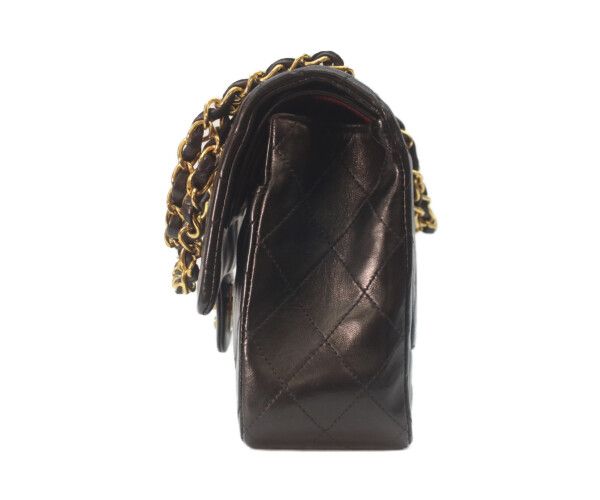 CHANEL シャネル A01112 黒ラム ゴールド金具 Wフラップ マトラッセ25 CHANEL シャネル A01112 黒ラム ゴールド金具 Wフラップ マトラッセ25