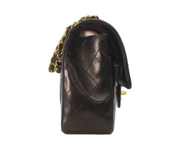 CHANEL シャネル A01112 黒ラム ゴールド金具 Wフラップ マトラッセ25 CHANEL シャネル A01112 黒ラム ゴールド金具 Wフラップ マトラッセ25
