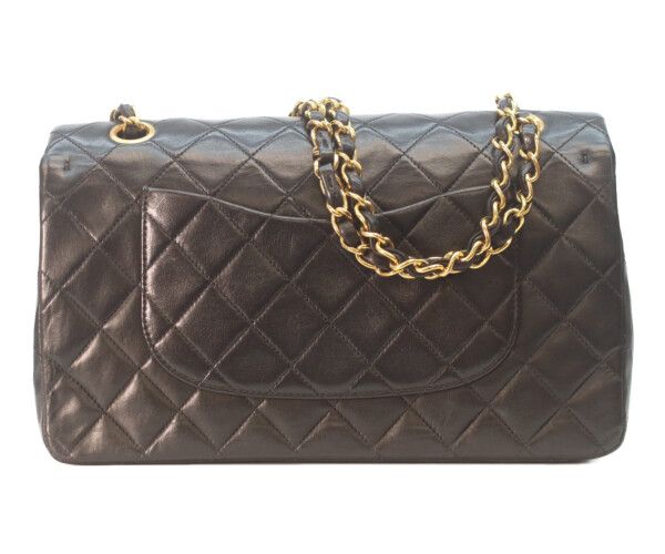 CHANEL シャネル A01112 黒ラム ゴールド金具 Wフラップ マトラッセ25 CHANEL シャネル A01112 黒ラム ゴールド金具 Wフラップ マトラッセ25